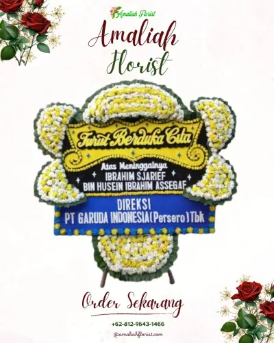 Papan Bunga Duka di Labuhan Ratu Raya