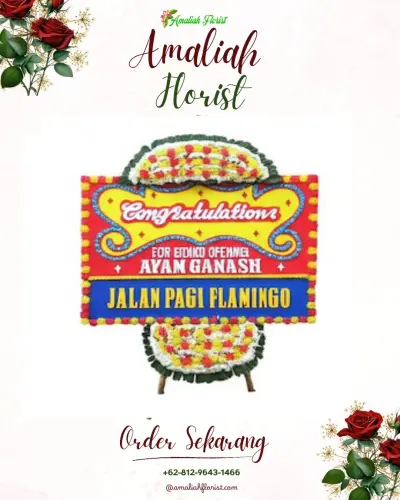 Bunga Papan Congratulation di Labuhan Ratu Raya